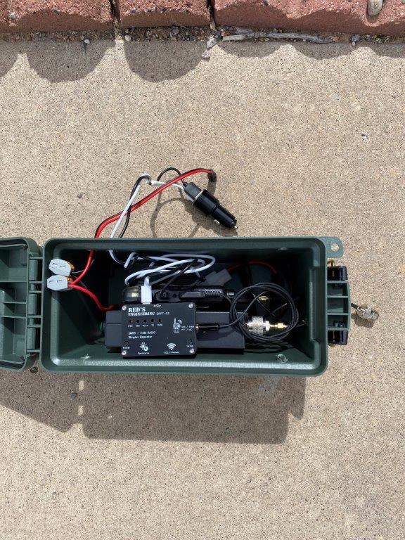 Red's Engineering SRPT-03 GMRS repeater ammo can build
