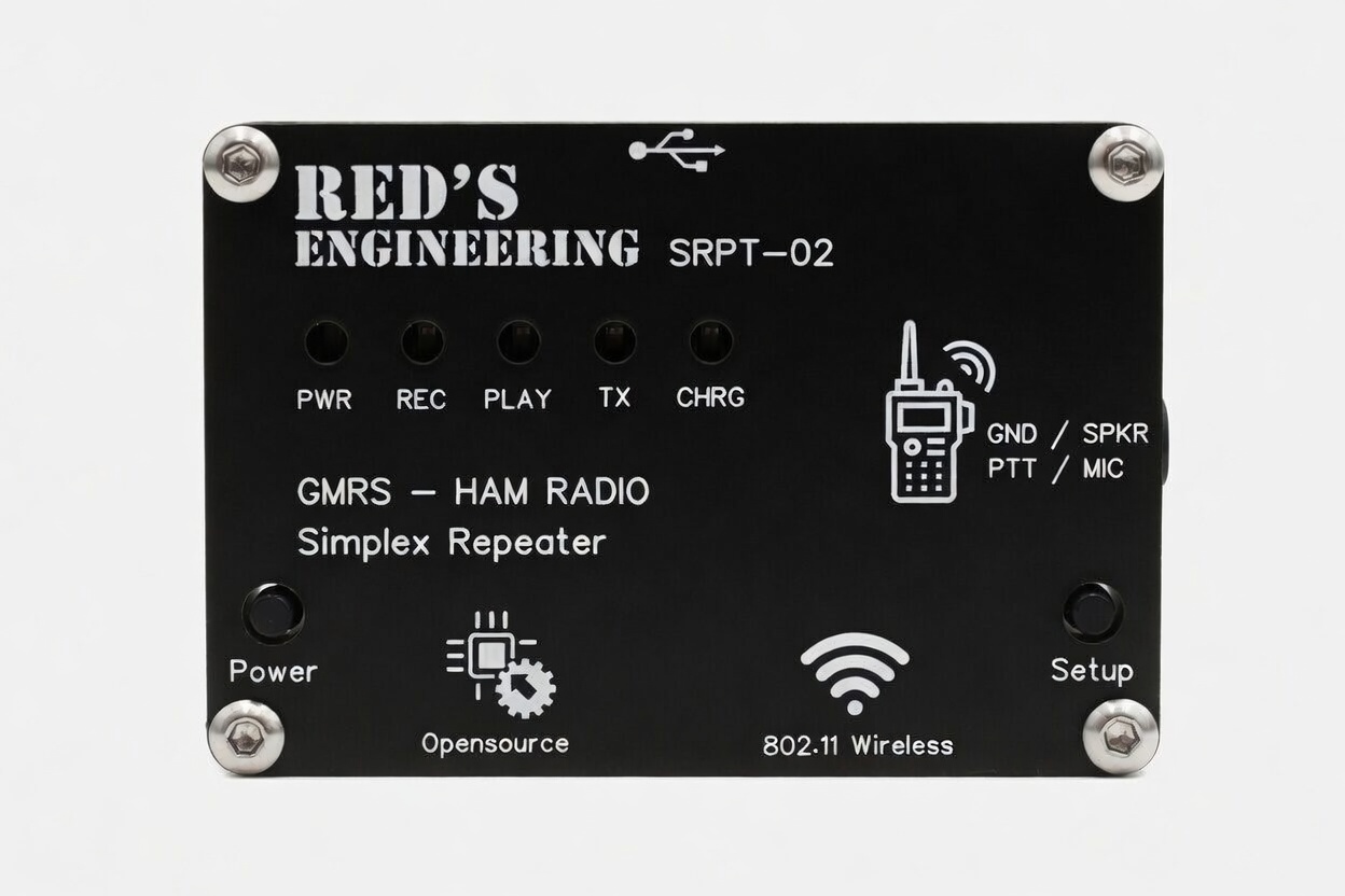 SRPT-02 Compact Battery Powered Powered 2-Way Repeater